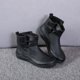 thumbnail image 4 of Xihbxyly Botas Casuales con Cordones, Punta Redonda Cómoda, Cremallera Lateral Práctica, Elegantes Colores Sólidos, Perfectas para Una Cita de Trabajo o Fiesta, Calzado de Moda para Mujer, Un Básico, 4 of 5
