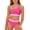 AA#-Hot Pink125, variant on Tiijoy Girls Bikini Swimsuit Color Block Asymmetrical Bathing Suit Swimwear, 2-Piece