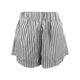 thumbnail image 4 of MKLEKYY Pantalones Cortos Deportivos para Mujer, Elegantes Pantalones Cortos de Playa con Cintura Alta y Pierna Ancha con Rayas Verticales para Verano, 4 of 4