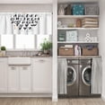 thumbnail image 5 of LALILO Kitchen Curtain Valance Cute Font And More Nursery Rod Pocket Window Curtain 52"x 18" Set of 2, 5 of 5