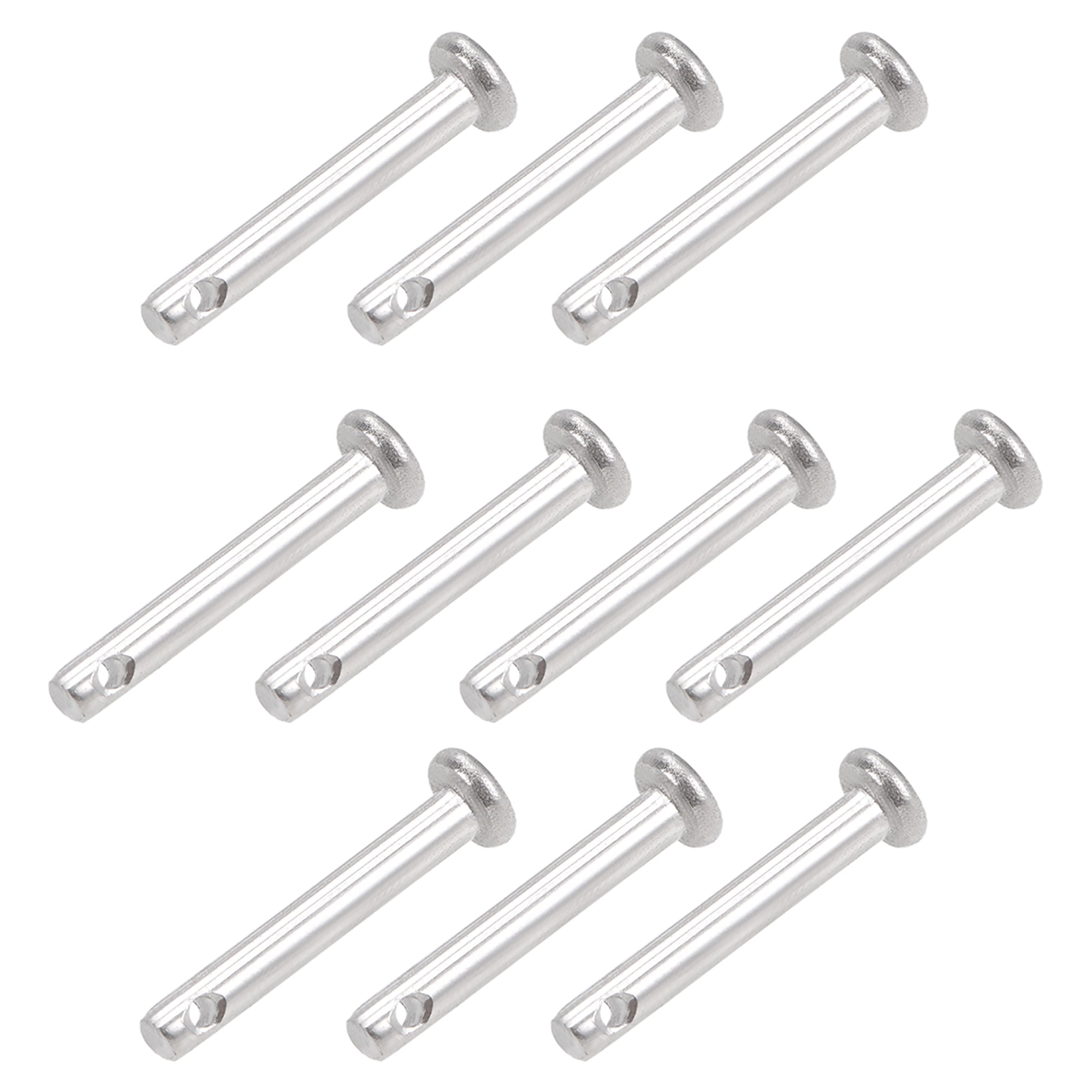 Single Hole Clevis Pins - 3mm x 20mm Flat Head 304 Stainless Steel Link ...