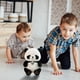 thumbnail image 4 of Muñeco de panda simulado de 10,6 pulgadas, muñeco de tela simulado, regalo para niños, juguete de peluche para niños y niñas, regalo de cumpleaños festivo, muñeco de peluche, 4 of 6