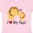 thumbnail image 4 of Inktastic I Love My Papi Childs Boys or Girls Baby Bodysuit, 4 of 5
