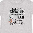 thumbnail image 4 of Inktastic Vet Tech Mom Veterinary Technician Girls Baby T-Shirt, 4 of 5