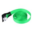thumbnail image 4 of 1 Pieza de Correa de Remolques Portaequipajes para Kayak Canoa Amarrar Hebilla de Liberación Rápida Hecho de Poliéster de Resistencia Verde Cola Correa de sujeción para portaequipajes de techo, 4 of 6