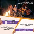 thumbnail image 6 of EverBrite Headlamp, 2 Pack Kids Headlamp with Red Light and Memory Function, Head Lamp for Adults and Kids with 5 Modes, Bright Headlamps for Camping, Running, Batteries Included, 6 of 8