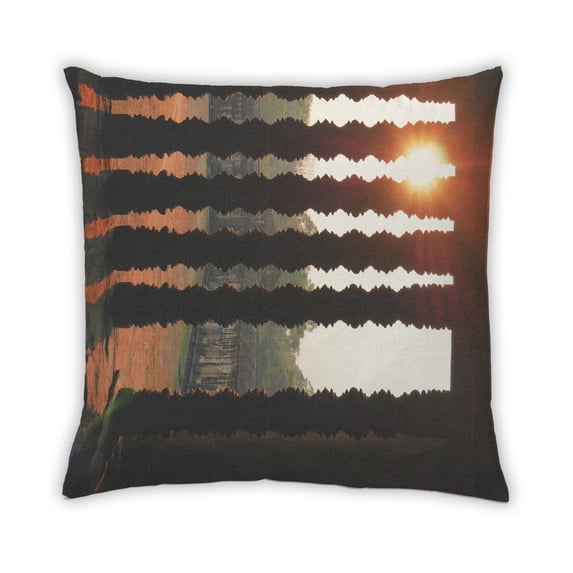 Ahgly Company Sites Angkor Wat Indoor Throw Pillow, 18 inch by 18 inch