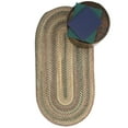 thumbnail image 5 of "Capel American Heritage Oval Braided Rug - 8' x 11' - Moss Multi | Traditional Indoor Area Rug for Living Room", 5 of 5