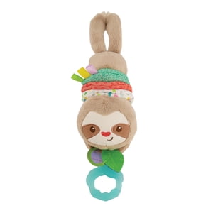 Infantino Music & Motion Pulldown Sloth, Hanging Plush Toy