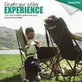 thumbnail image 7 of SunnyFeel Heated Camping Rocking Chair for Adults, Oversized Padded Recliner Folding Camping Chairs Patio Rocker (2 Pack Gray), 7 of 7