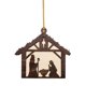 thumbnail image 3 of Colgante de ventana navideño, decoración para árbol de Navidad, natividad de Jesús, nacimiento de madera resistente Estilo A, 3 of 9