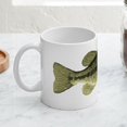 thumbnail image 4 of CafePress - Largemouth Bass Mug - 11 oz Ceramic Mug - Novelty Coffee Tea Cup, 4 of 6