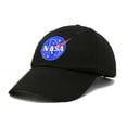 thumbnail image 5 of Dalix NASA Embroidered Mens Womens Cotton Dad Hat Baseball Cap Adjustable in Black, 5 of 5