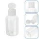 thumbnail image 3 of 12 frascos de muestra de plástico vacíos de 50 ml con tapa, perfectos para emulsión de gel de ducha y agua emoliente (tapas de colores aleatorios)., 3 of 6