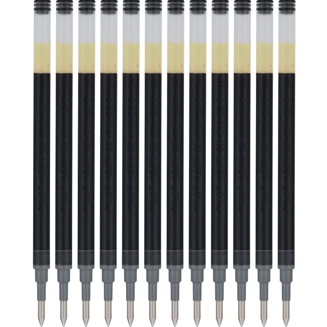 Recargas para bolígrafo PILOT G2 tinta gel negra 0,5 mm, paquete de 12