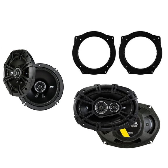Fits Mini Cooper (convertible) 07-08 Speaker Upgrade Kicker DSC65 DSC693 Package