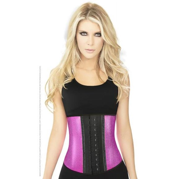 Ann Chery 2039 Metallic PINK Latex Large (Waist 31" - 32")