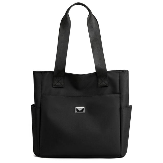 Bolso de hombro de nailon ligero e impermeable, bolsos de hombro para mujer, gran capacidad, bolso de mano multibolsillos para el trabajo, viajes diarios