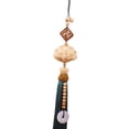 thumbnail image 1 of S SERENABLE Lotus Car Pendant Auto Interior Dangle Wood Carving Rear View Mirror Pendant Blue, 1 of 9