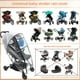thumbnail image 3 of Cubierta de Parasol para Carrito de Niños - Tejido de Nylon con Malla de Ventas Impermeable y A prueba de Viento Equipaje de Viaje Adecuado para la Mayoría de los Carritos de Niños de Tamaño Estándar, 3 of 5