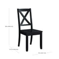 thumbnail image 7 of Better Homes & Gardens Maddox Crossing Dining Chairs, Set of 2, Black, 7 of 7
