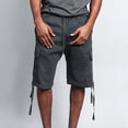 thumbnail image 2 of Men's Casual Shorts Memory Boy Mens Fitness Shorts for Exercise Casual Tie Tie Band Foam Star Mens Basketball Long Quick Shot Men Athletic Men 15763 Summer Men's Tethered Leisure Sports Dark Gray S, 2 of 8