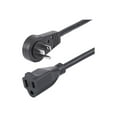 thumbnail image 1 of StarTech.com 10 Pieds Power Extension Cord, Rotating Flat Plug Extension Cord, NEMA 5-15P to NEMA 5-15R Cable, 16 AWG, 125V/13A, UL Certified NEMA 5-15P (P) Rotating to Power NEMA 5-15R (R) 125 V - Câble d'Extension Électrique - AC - 15 A - 10 Pi - Noir, 1 of 9
