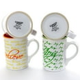 thumbnail image 3 of Gibson Inspirational Words 4 Piece 16 oz. Mugs in Assorted Colors, 3 of 4