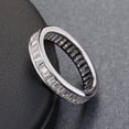 thumbnail image 2 of Baguettes Eternity Wedding Band Ring for Women Cubic Zirconia Ginger Lyne Collection, 2 of 6