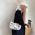 thumbnail image 2 of Sywqhk Bolso De Hombro Para Mujer Con Grafiti A La Moda, Bolso De Mano De Calle Pu Para Mujer (Blanco) Sywqhk Para estrenar, 2 of 9