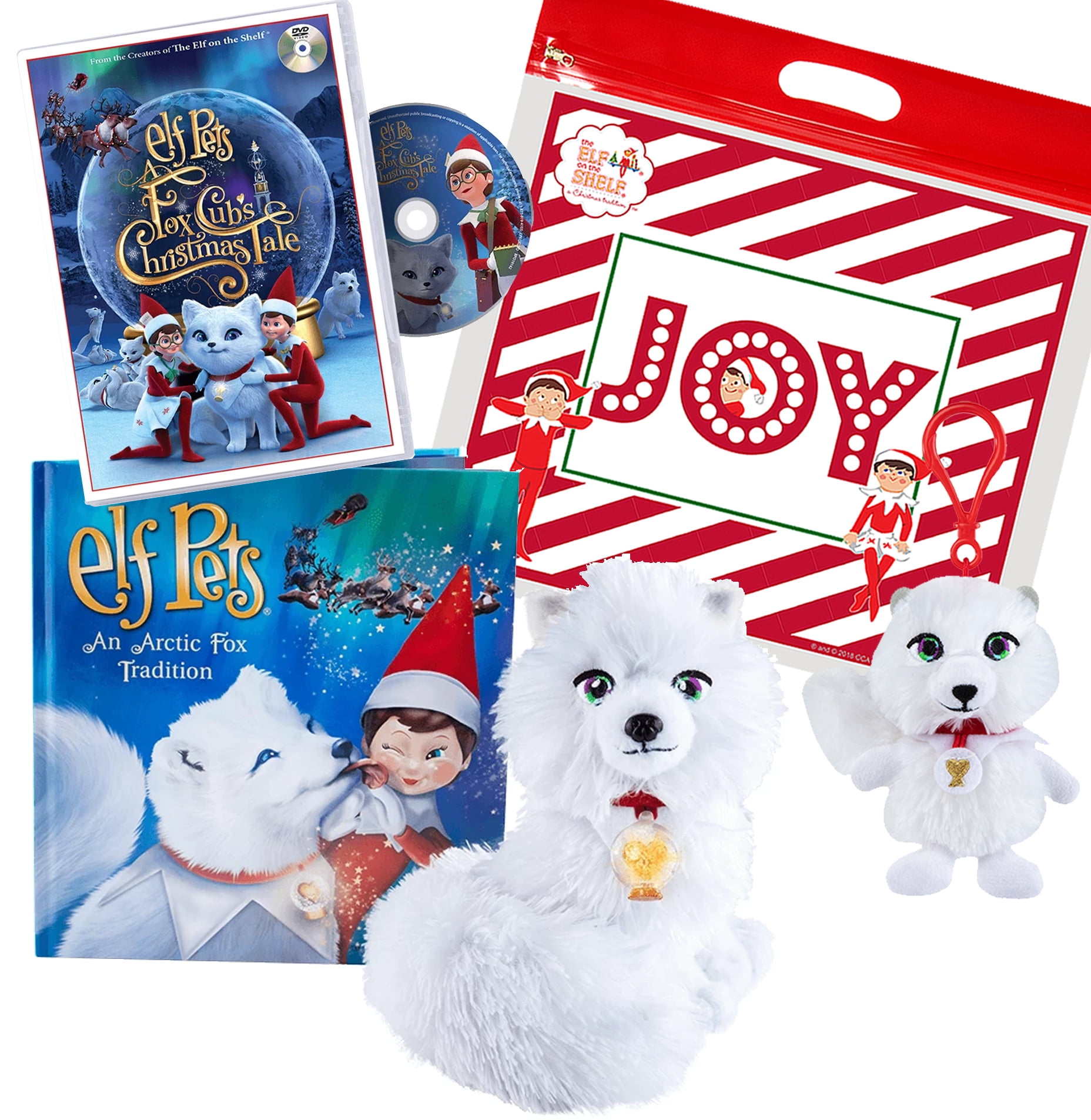 The Elf On The Shelf Set: Elf Pet Arctic Fox Tradition and A Fox Cub ...