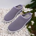 thumbnail image 6 of NOKIO Athletic Women'S Breathable Slip-On Mules Ladies Summer Fashion Breathable Large Size Solid Color Soft Comfortable Sports Wear Off Classic Casual Shoes Slippers, 6 of 8