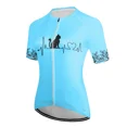 thumbnail image 2 of Nueva ropa de ciclismo con estampado de latidos de gato, ropa de ciclismo profesional para mujer, ropa de verano transpirable de manga corta, 2 of 5