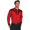 thumbnail image 1 of Scully P-634-RED-S Mens Western Shirt - Red- Small, 1 of 2