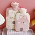 thumbnail image 4 of Cute Large Warmer Hot Water Bag for Period Pain Stuffed Menstrual Colic Heater Plush Hand Warmer Seed Guatero Bottle, 4 of 10