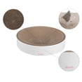 thumbnail image 2 of THE LICKER STORE Nelson 20.13" Modern Cardboard Round Bowl Cat Scratcher with Catnip, Cloud, CSR1010I, 2 of 6