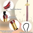 thumbnail image 4 of Borlas de graduación para estudiantes de secundaria y universitarios, clase de 2026, accesorio decorativo con borlas para gorra., 4 of 8