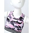 thumbnail image 5 of iiniim Big Girls 2PCS Sports Outfit Camouflage Printed Crop Top with Leggings Gymnastic, 5 of 7