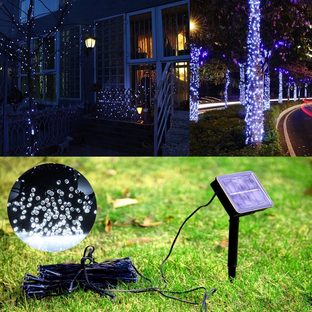 Ktaxon Fairy Solar String Lights, 60 /100 /200 LED Outdoor ...