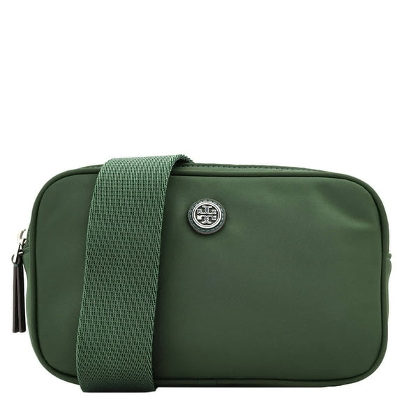 Tory Burch Virginia Nylon Belt Bag In Basil