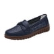 thumbnail image 1 of Amzcrzy Zapatos de mujer,Zapatos de mujer,Zapatillas de mujer, Zapatos planos versátiles para mujer, suela suave, talla grande, zapatos casuales de color, zapatos de cuero Sandalias Mujer Zapatillas, 1 of 3