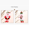 thumbnail image 4 of Cateissary Adorno de Navidad de Año Nuevo, colgante colgante de Navidad DIY, muñeco de dibujos animados, decoración de fiesta, diseño Kits de decoración para fiestas tipo 4, 4 of 6