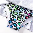 thumbnail image 5 of ATOGUTA Swimsuits for Girls Cute Leopard Print Bikini Ruffles One-piece Swimsuit Skirt Blue, Sizes 4T-12, 5 of 5