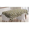 thumbnail image 1 of Sunflower Tablecloth, Hand Drawn Style Flower Pattern Simple Nature Inspired, Rectangle Satin Table Cover Accent for Dining Room and Kitchen, 60" X 84", Grey Earth Yellow, by Ambesonne, 1 of 2