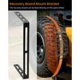 thumbnail image 6 of Lockable Universal Quick Release Spare Tire Mount with Ratchet Strap  Panel Tire Mount with Oil Drum Lock and Vehicle Tow Plate Mount    Fit for - Diameter Tires, 6 of 7