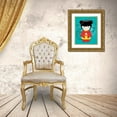 thumbnail image 3 of BRAUN Studio 12x14 Gold Ornate Wood Framed with Double Matting Museum Art Print Titled - Kokeshis Popcolor III, 3 of 4