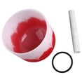 thumbnail image 1 of Singing Bowls Set, Sound Bowl Flower Pattern Matte Quartz Singing Bowl for Sound Healing Meditation, 1 of 7