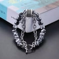 thumbnail image 4 of HOOUN Men's Malachite Bracelet Metal Beaded Hip Hop New Fashion Bracelet-6*, 4 of 9