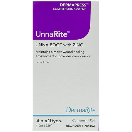 Dermarite Unnarite Boot Compression Wrap for Wounds and Leg Ulcers - White /