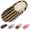 Coffee, variant on Womens Striped House Slippers Fuzzy Plush Clog Warm Sherpa Teddy Fleece Bedroom Shoes Cozy Indoor Slippers